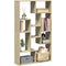 vidaXL Bookcase Sonoma Oak 72x20x120 cm Engineered Wood