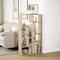 vidaXL Bookcase Sonoma Oak 72x20x120 cm Engineered Wood