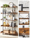 VASAGLE Bookcase, 5 Tier, Spacious Storage