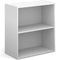 Contract Bookcase 830mm High with 1 Shelf - White