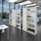 Contract Bookcase 830mm High with 1 Shelf - White