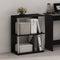 Furinno Jaya Simple Design Bookcase Americano Stainless Steel Tubes