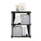 Furinno Jaya Simple Design Bookcase Americano Stainless Steel Tubes