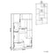 Bookcase Shelves White Frame Open Back Storage Beliani