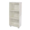 Core Products Lido White Low Narrow Bookcase from bedsdirectuk