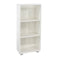 Core Products Lido White Low Narrow Bookcase from bedsdirectuk