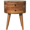 Odyssey Curved Bedside Table W/ 3 Drawers by Artisan Furniture