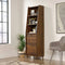 Teknik Office Hampstead Park Narrow Bookcase in Grand Walnut