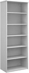 Dams Standard Bookcase 2140mm High - White