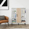 Decorotika - Peoria 6 Shelves and a Cabinet Bookcase - Light Brown