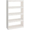 vidaXL Solid Wood Pine Book Cabinet/Room Divider Indoor Office Storage Bookcase ...