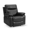 Home Detail Carson Black Faux Leather Manual Recliner Armchair