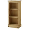 Brambly Cottage Bookcase, 110cm Tall, 81cm Wide, Solid Pine with Black Metal Fittings