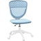 Bigzzia - Office Desk Chair Ergonomic Chair with Flip-Up Armrests Mid-Back ...