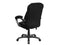 Office Furniture in A Flash High Back Black Microfiber Upholstered Contemporary ...