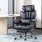 naspaluro Desk Chair, Ergonomic Office Chair with Footrest, PU Leather Computer ...