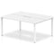 Evolve Plus B2B 2 Person Bench Desk - White 1200mm / White