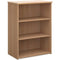 Universal bookcase 1090mm high with 2 shelves - Beech