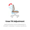 DYNAMIC - Flex Task Office Chair With White Frame