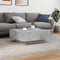 vidaXL Coffee Table Concrete Grey 80x80x31 cm Engineered Wood