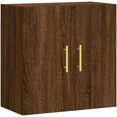 vidaXL Wall Cabinet Brown Oak 60x31x60 cm Engineered Wood