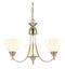 Alton 3 Pendant Light Satin Chrome Lighting Regency Studio 