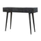 Ash Black 3 Drawer Console Table Living Artisan Furniture 