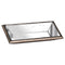 Astor Distressed Mirrored Display Tray With Wooden Detailing Accessories Hill Interiors 