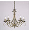 Bernice 5 Pendant Light Antique Brass Lighting Regency Studio 