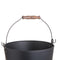 Black Kindling Bucket Accessories Hill Interiors 