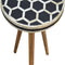 Bone Inlay Tripod Stool Living Artisan Furniture 