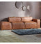 Calgary Sofa Vintage Brown Leather Living Regency Studio 