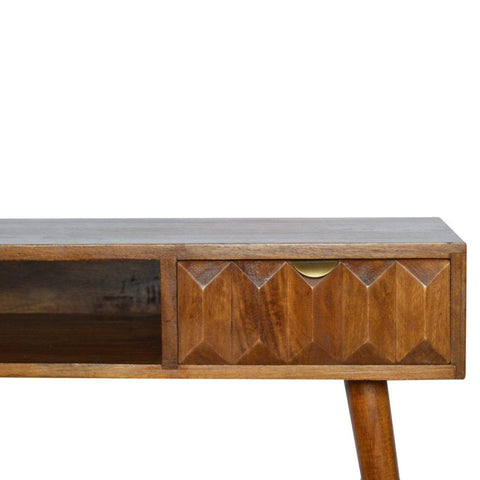 Chestnut Prism Writing Desk Living Artisan Furniture 