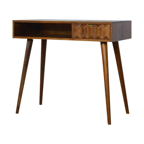 Chestnut Prism Writing Desk Living Artisan Furniture 