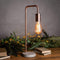 Copper Industrial Lamp With Stone Base Lighting Hill Interiors 