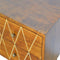 Geometric Brass Inlay Console Table Living Artisan Furniture 