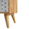 Geometric Screen Printed Tallboy Sleeping Artisan Furniture 