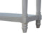 Grey Painted Console Table with Turned Legs Living Artisan Furniture 