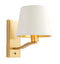 Harvey Wall Light Brushed Gold Small Lighting Regency Studio 