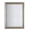 Haylen Mirror Brushed Steel Rectangle Living Regency Studio 