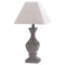 Incia Fluted Wooden Table Lamp Lighting Hill Interiors 