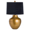 Knowles Bronze Table Lamp With Black Velvet Shade Lighting Hill Interiors 