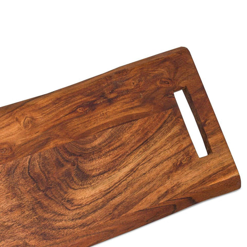 Live Edge Chopping Board With Handle Dining Hill Interiors 