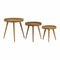 Loft Collection Set Of 3 Round Wooden Table Living Hill Interiors 