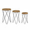 Loft Collection Set Of Three Side Tables Living Hill Interiors 