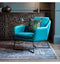 Lucca Chair Teal Velvet Living Regency Studio 