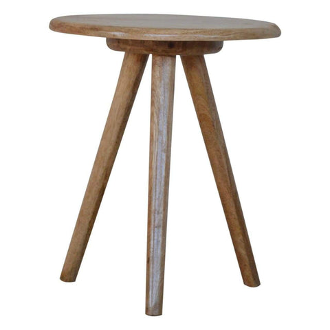 Lulu Round Tripod Stool Living Artisan Furniture 