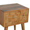 Mixed 2 Drawer Bedside Sleeping Artisan Furniture 