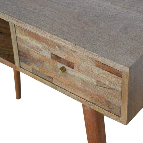 Mixed Oak-ish Writing Desk Living Artisan Furniture 