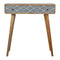 Monochrome Print Console Table Living Artisan Furniture 